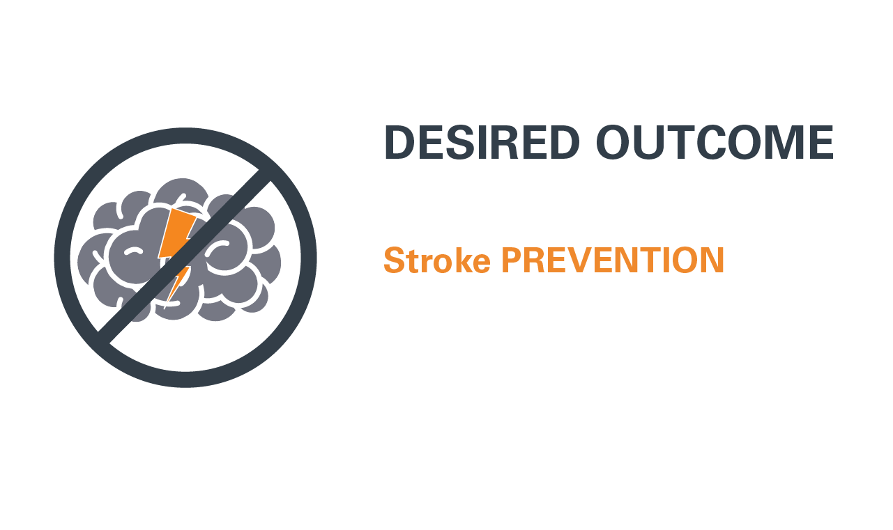 Prevention of stroke in brain